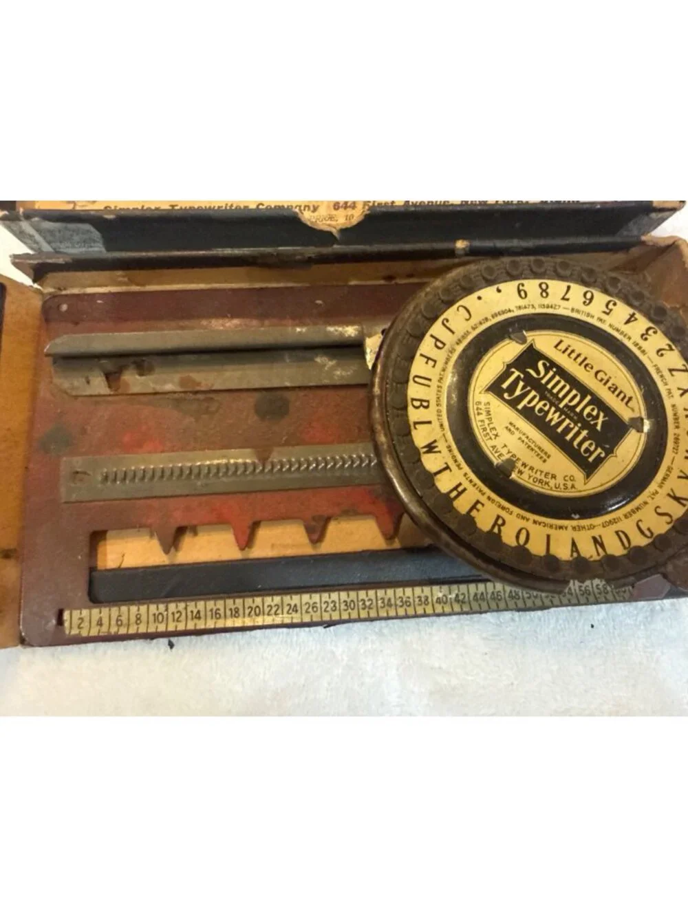 Simplex Typewriter Company original vintage